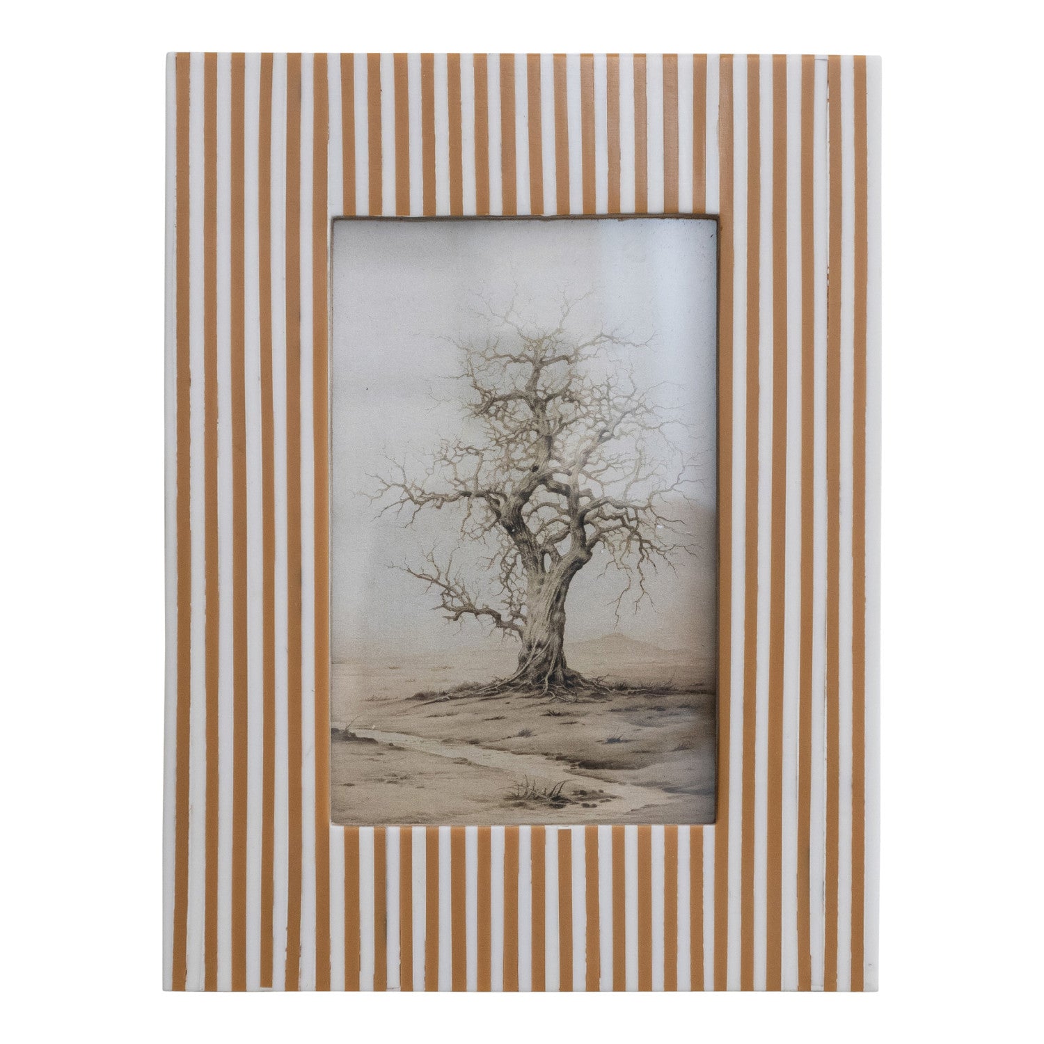 4x6 Resin Stripe Photo Frame
