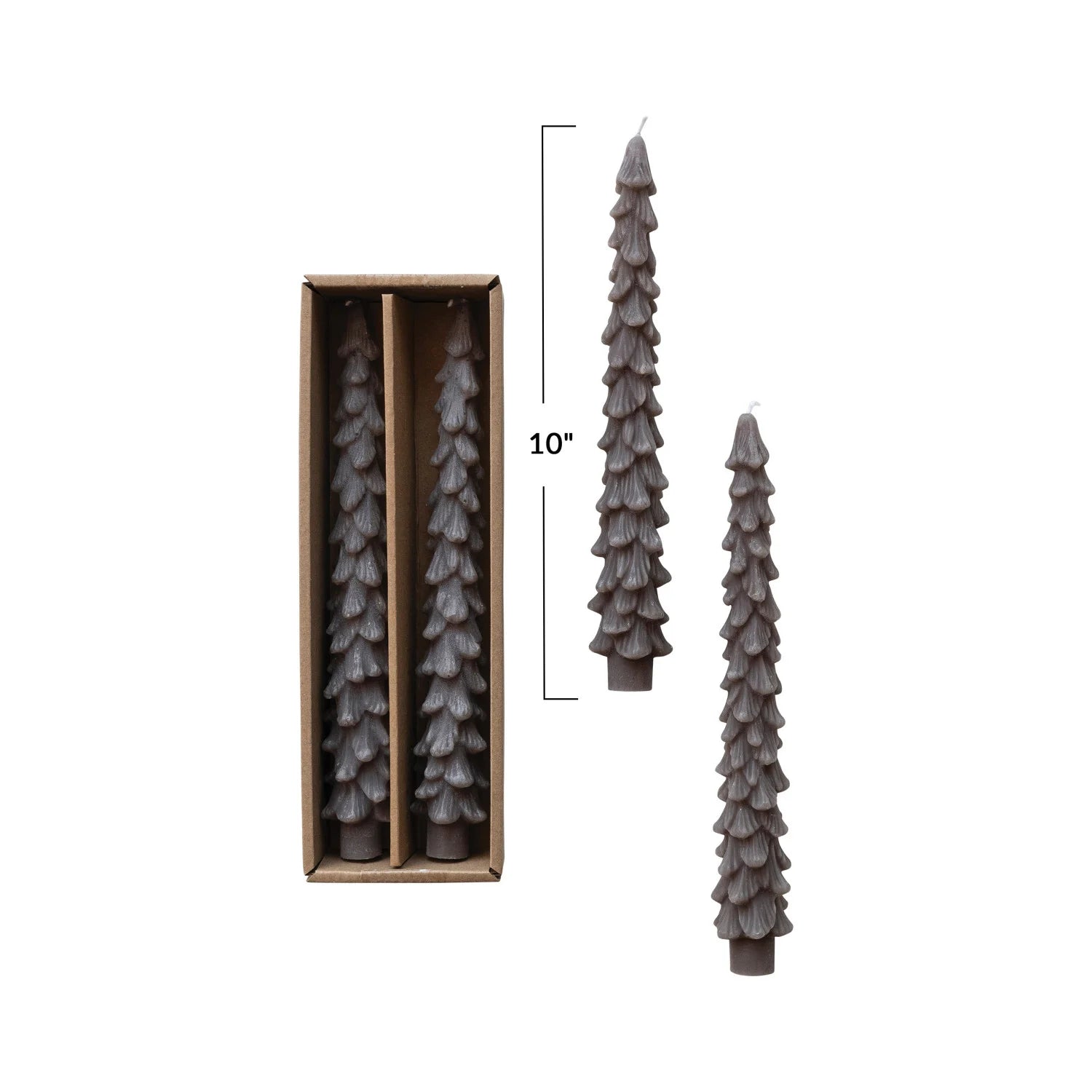 Green Cedar Tree Taper - 10&quot;