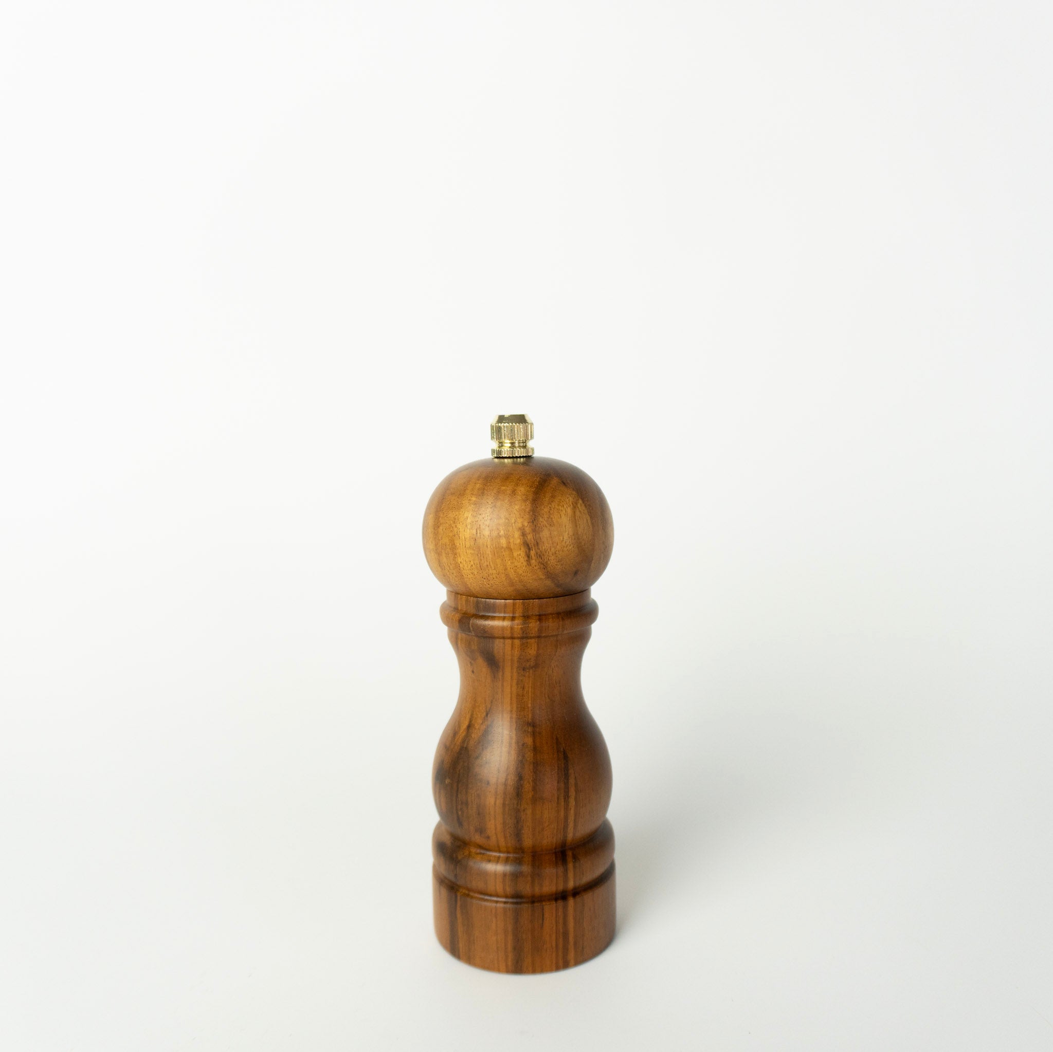 5.25" Mini Wood Pepper Mill