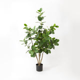 Faux Potted Rubber Tree