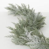 Frosted Cedar Garland 48"