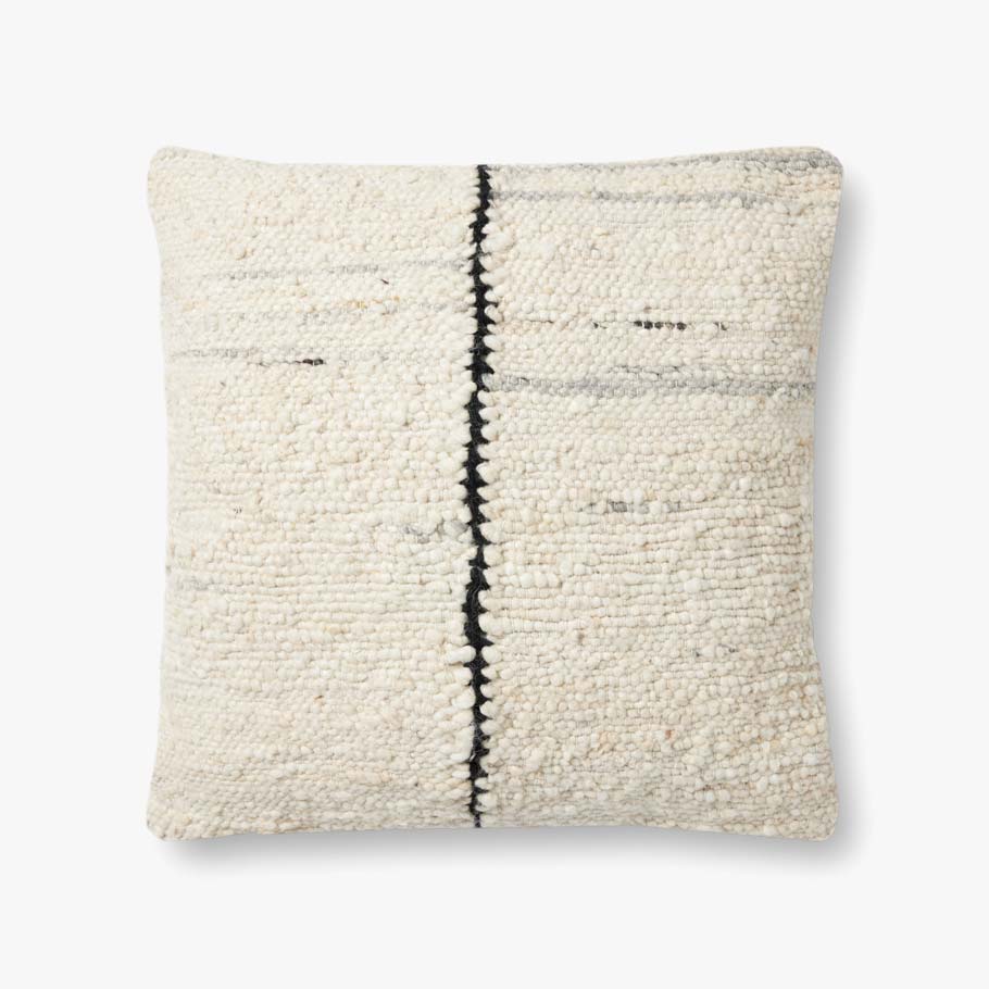 Handwoven Cream Pillow